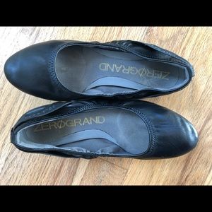 Cole Haan Zerogrand Ballet Flats in Black Leather